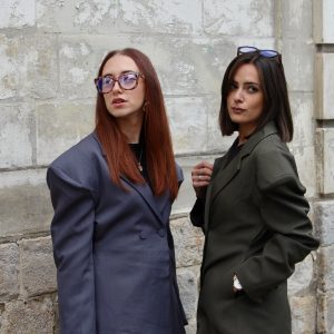 Blazer épaulettes (🩶,💚)