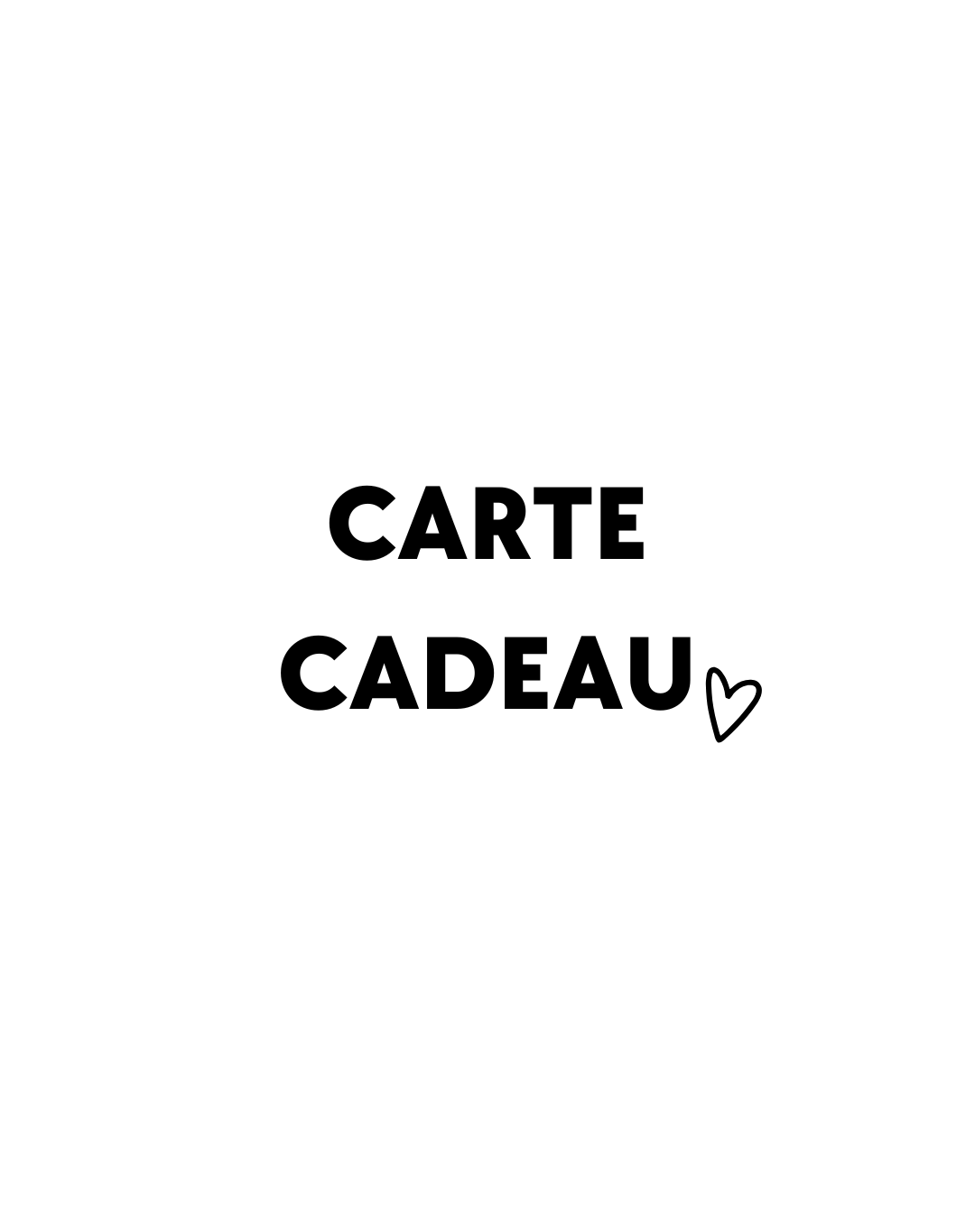 Carte cadeau