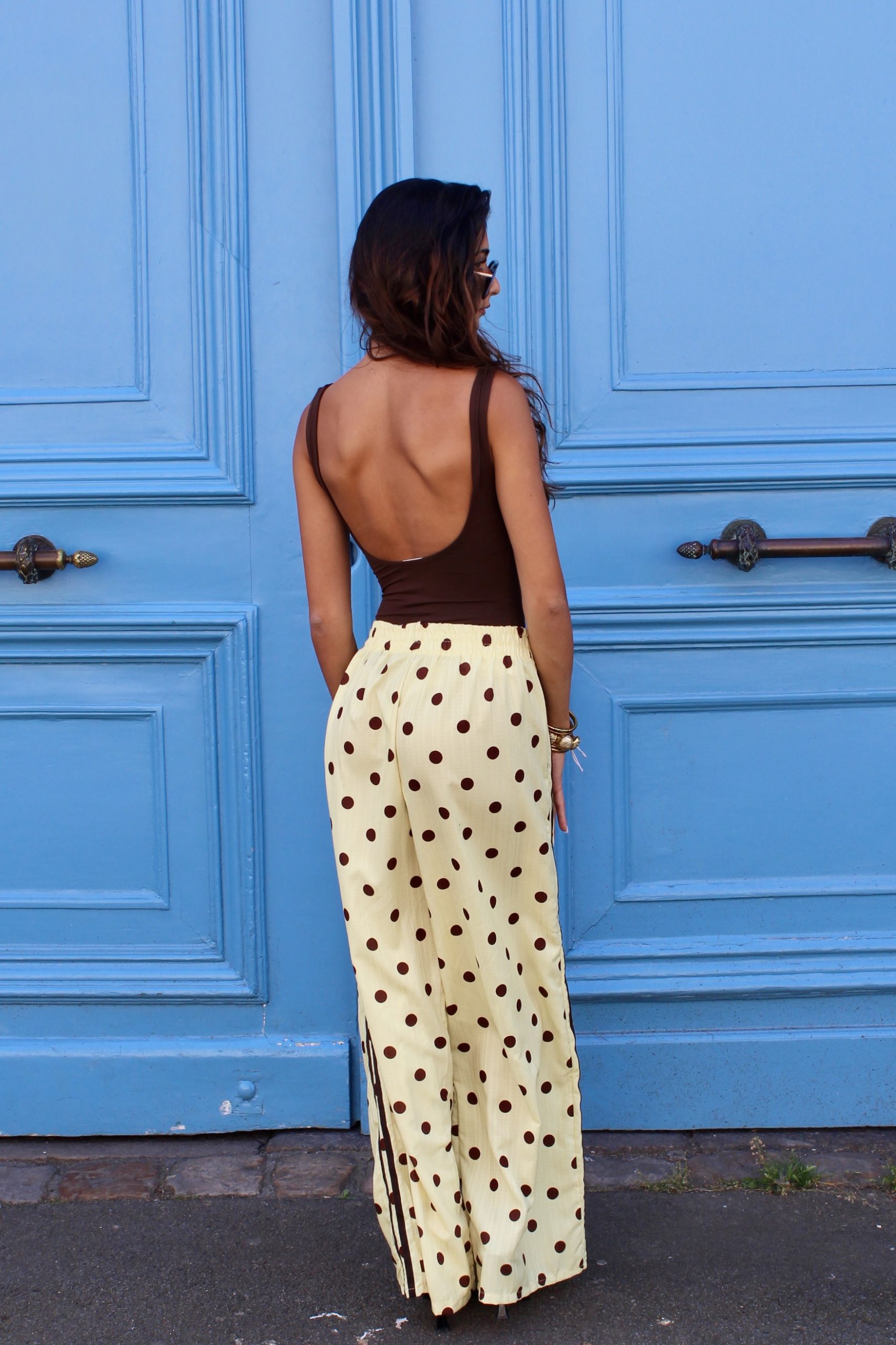 Pantalon fluide à pois (4 coloris) – Image 4