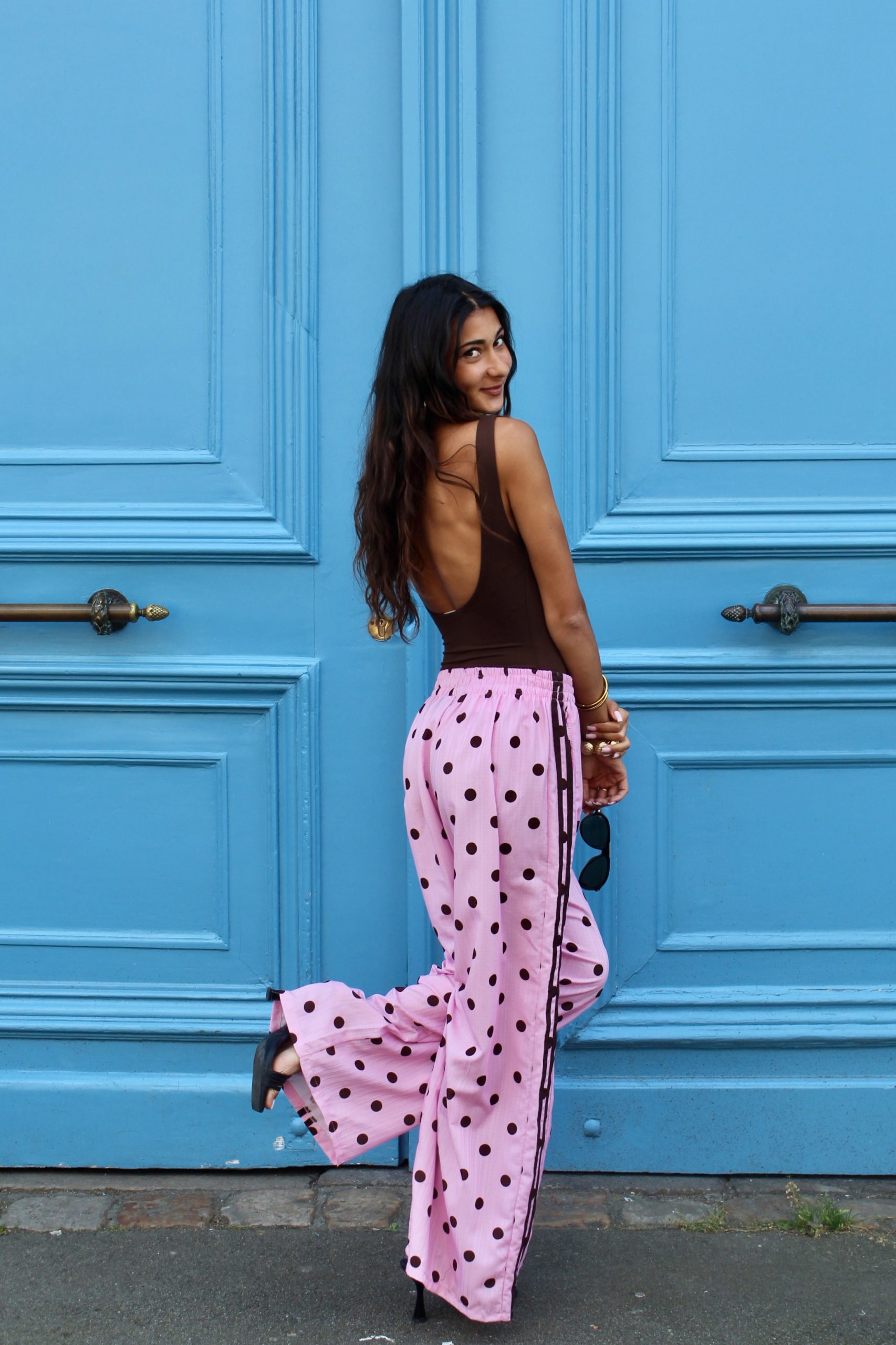 Pantalon fluide à pois (4 coloris) – Image 12